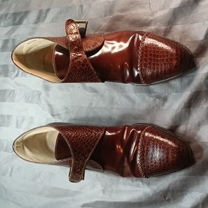 Bally, Allison Cognac, Low Boot, size 9 n